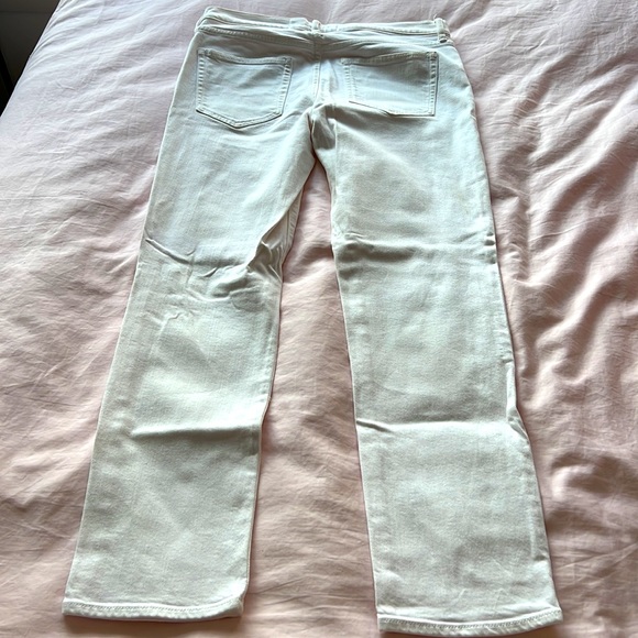 Gap Real Straight Jeans White 27S - Picture 2 of 3